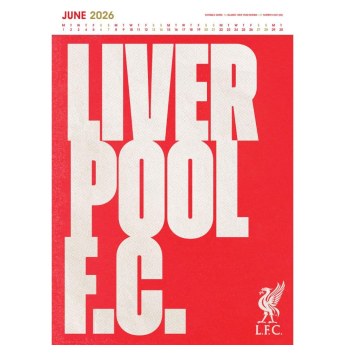 FC Liverpool calendar Deluxe 2026