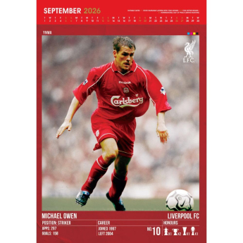FC Liverpool calendar Deluxe 2026