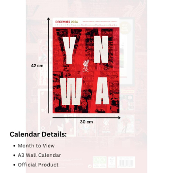 FC Liverpool calendar Deluxe 2026