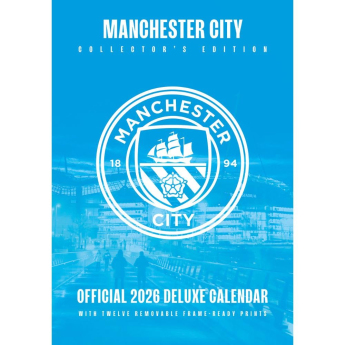 Manchester City calendar Deluxe 2026