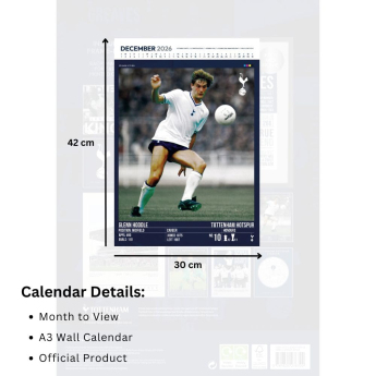 Tottenham Hotspur calendar Deluxe 2026