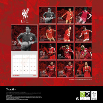 FC Liverpool calendar Musical Gift Box 2026