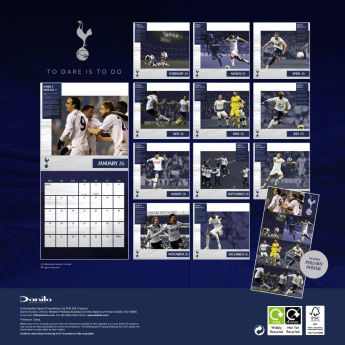 Tottenham Hotspur calendar și jurnal Musical Gift Box 2026