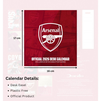 FC Arsenal calendar de birou 2026