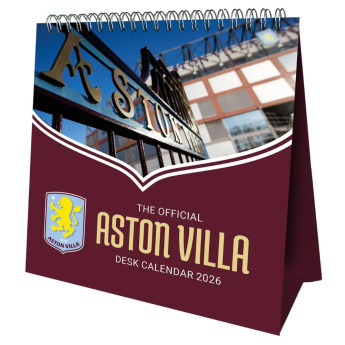 Aston Villa calendar de birou 2026