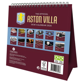 Aston Villa calendar de birou 2026