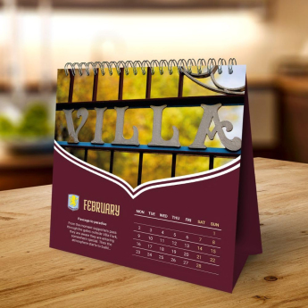 Aston Villa calendar de birou 2026