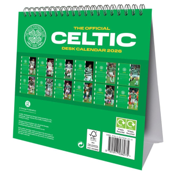 FC Celtic calendar de birou 2026