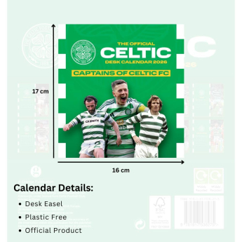 FC Celtic calendar de birou 2026