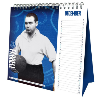 FC Everton calendar de birou 2026
