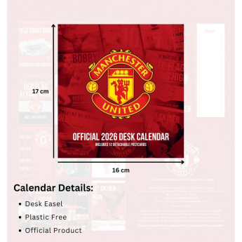 Manchester United calendar de birou 2026