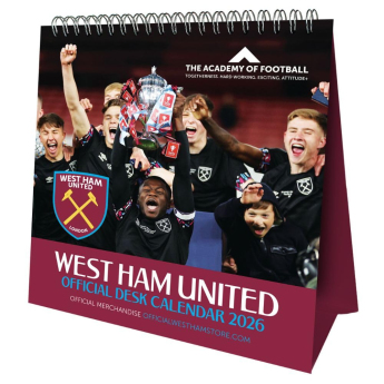 West Ham United calendar de birou 2026