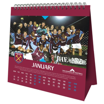 West Ham United calendar de birou 2026