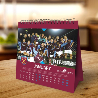 West Ham United calendar de birou 2026