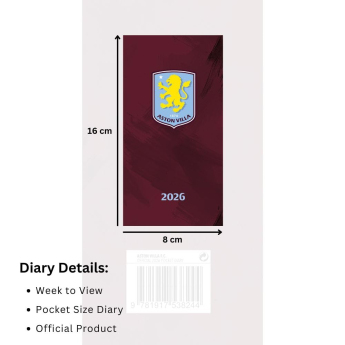 Aston Villa jurnal Slim 2026