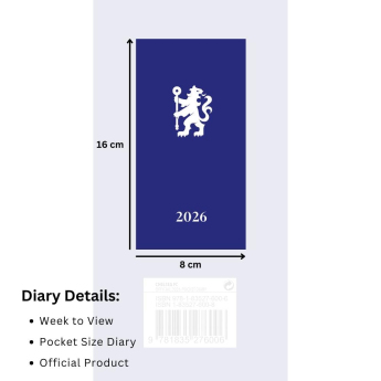 FC Chelsea jurnal Slim 2026