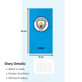 Manchester City jurnal Slim 2026