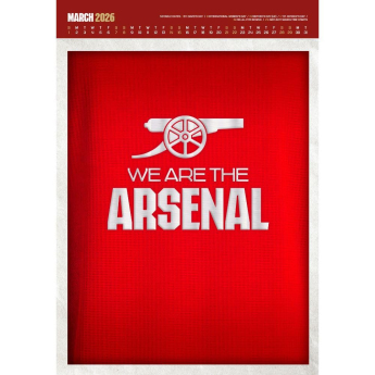 FC Arsenal calendar Deluxe 2026