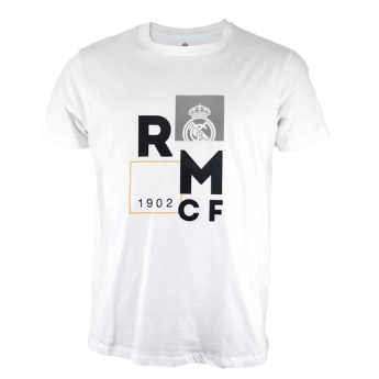 Real Madrid tricou de bărbați No110 RMCF white