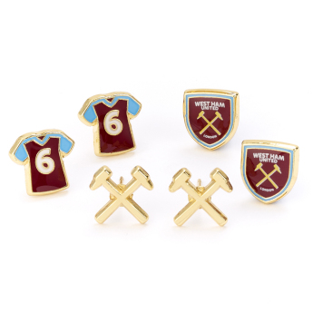 West Ham United set de cercei three unique designs