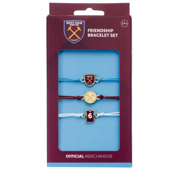 West Ham United set 3 brățări Friendship