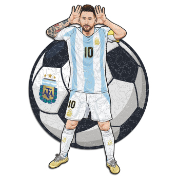 Echipa națională de fotbal puzzle din lemn ARGENTINA Messi 500 pcs
