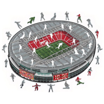 FC Arsenal puzzle din lemn Emirates Stadium 500 pcs
