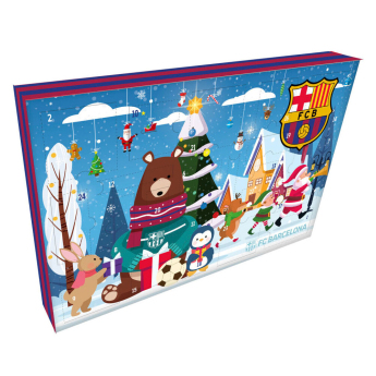 FC Barcelona calendar de advent Christmas