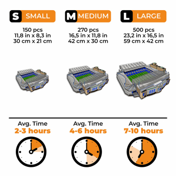FC Chelsea puzzle din lemn Stamford Bridge 500 pcs