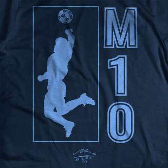 Echipa națională de fotbal tricou de bărbați Argentina Diego Maradona Siluete navy