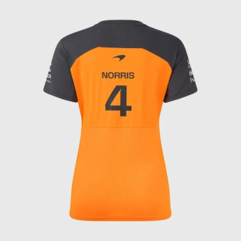 Mclaren Honda tricou de dama Lando Norris official Teamline Replica orange F1 Team 2025