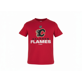 Calgary Flames tricou de copii NHL Clean Cut red