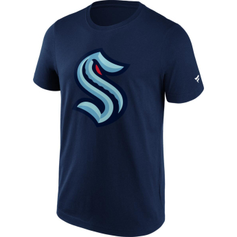 Seattle Kraken tricou de bărbați Primary Logo Graphic navy