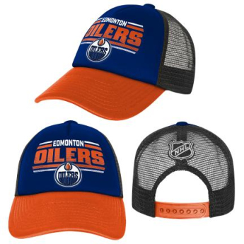Edmonton Oilers șapcă flat de copii Essentials Snapback Trucker