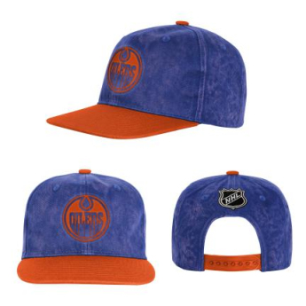 Edmonton Oilers șapcă flat de copii True Retro Deadstock Snapback