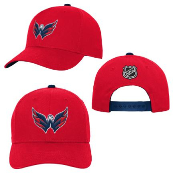 Washington Capitals șapcă de baseball pentru copii Precurved Snap