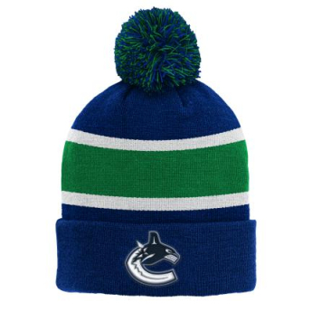 Vancouver Canucks căciula de iarnă pentru copii Cuffed Beanie With Pom blue