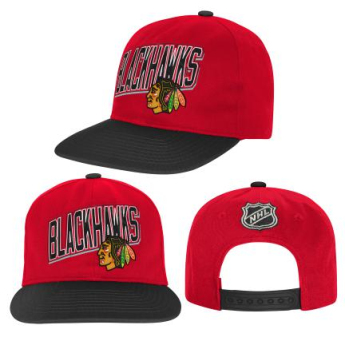Chicago Blackhawks șapcă flat de copii Essentials Deadstock Snapback