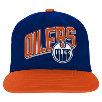 Edmonton Oilers șapcă flat de copii Essentials Deadstock Snapback