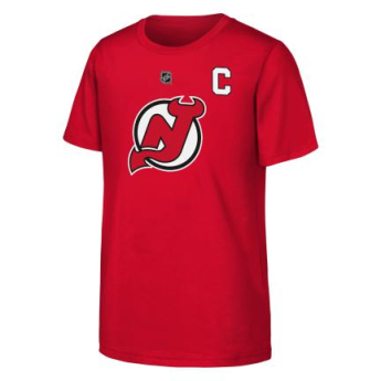 New Jersey Devils tricou de copii Nico Hischier Flat Captains N&N Ss Ctn red