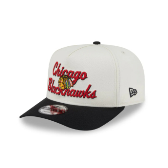 Chicago Blackhawks șapcă de baseball New Era 950AF Chainstitch white