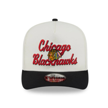 Chicago Blackhawks șapcă de baseball New Era 950AF Chainstitch white