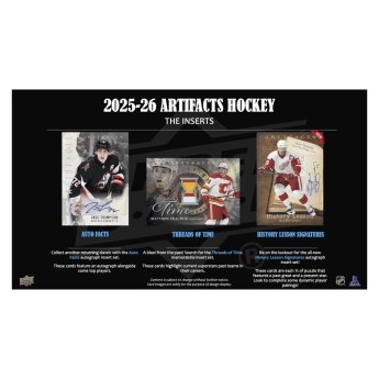 NHL cutii Cărți de hochei NHL 2025-26 Upper Deck Artifacts Hockey Hobby Box