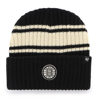 Boston Bruins căciulă de iarnă Harbor Stripe 47 Cuff Knit Black