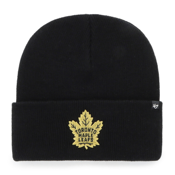 Toronto Maple Leafs căciulă de iarnă Haymaker Metallic 47 Cuff Knit Black