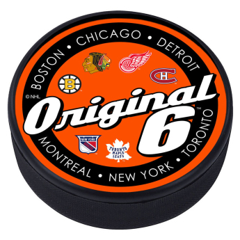 NHL produse puc Script Textured Hockey - Original 6
