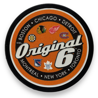 NHL produse puc Script Textured Hockey - Original 6