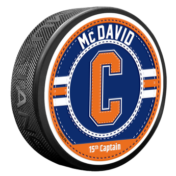 Edmonton Oilers puc Captain Jersey Stitch - Connor McDavid