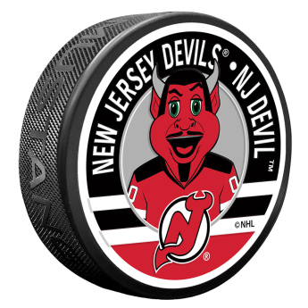 New Jersey Devils puc NJ Devil Mascot Textured