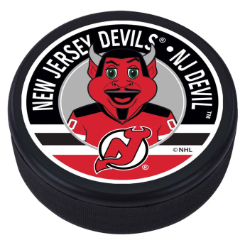 New Jersey Devils puc NJ Devil Mascot Textured